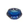 1960s Gorgeous Big Blue Bowl or Catchall Designed By Flavio Poli for Seguso