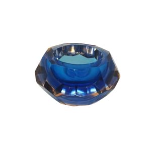 1960s Gorgeous Big Blue Bowl or Catchall Designed By Flavio Poli for Seguso