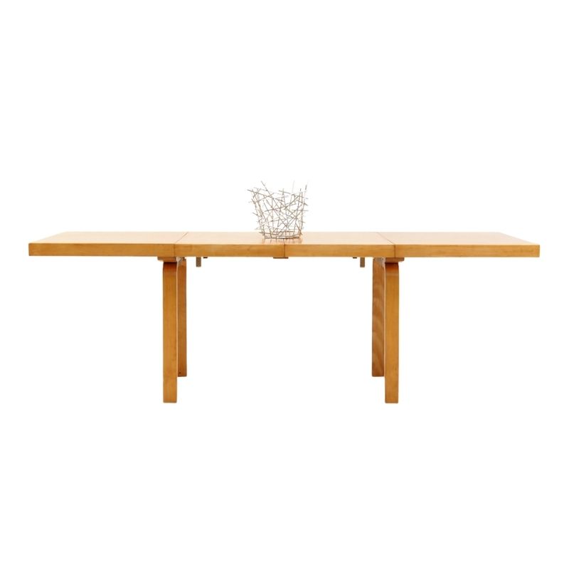 XL extandible table by Alvar Aalto for Artek. Signed.