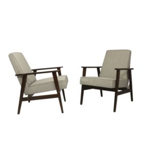 Pair of armchairs Henryk Lis 300-190 years 1970.