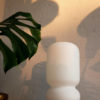 Vintage Czechoslovak Milk Glass Table Lamp by Osvětlovací Sklo, 1960s Vintage Czechoslovak Milk Glass Table Lamp by Osvětlovací Sklo, 1960s