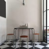 Set of 6 Scandinavian stackable stools, 1950s
