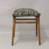 Vintage stool, jacquard fabric, Lelievre edition, year 50/60, fully restored.