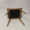 Vintage stool, jacquard fabric, Lelievre edition, year 50/60, fully restored.