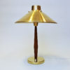 Teak and brass Table lamp by Hans Bergström for Asea, Sweden 1940s Teak and brass Table lamp by Hans Bergström for Asea, Sweden 1940s