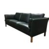 Vintage Danish Three Seater Leather Sofa