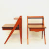 Midcentury Mahogany night table pair by Yngve Ekström Sweden 1950s