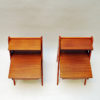 Midcentury Mahogany night table pair by Yngve Ekström Sweden 1950s