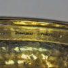 Oval Swedish brass plate or tray from the 1940s