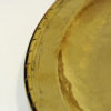 Oval Swedish brass plate or tray from the 1940s