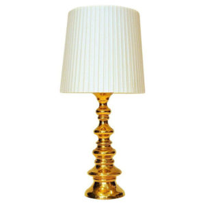 Porcelain table lamp by Bergboms