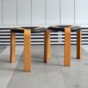 Set of 2 stackable stools by Rud Thygesen & Johnny Sørensen, 1970s