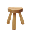 Scandinavian birch stool by Ingvar Hildingsson, 1970s