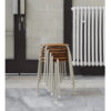 Set of 6 Scandinavian stackable stools, 1950s