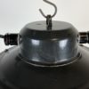 Industrial Black Enamel Factory Hanging Lamp, 1960s, 14x