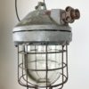 Dark Grey Industrial Explosion Proof Lamp from Elektrosvit, 1960s, 22x Dark Grey Industrial Explosion Proof Lamp from Elektrosvit, 1960s, 22x
