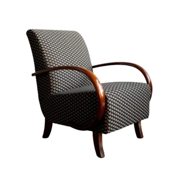 Vintage Czechoslovak Armchair by Jindřich Halabala, 1950s