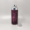 1960s Gorgeous Purple Bohemian Cut Glass Cocktail Shaker. Made in Italy