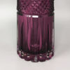 1960s Gorgeous Purple Bohemian Cut Glass Cocktail Shaker. Made in Italy