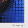 1970s Original Gorgeous Victor Vasarely Op Art Limited Edition Lithograph 1970s Original Gorgeous Victor Vasarely Op Art Limited Edition Lithograph