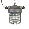 Dark Grey Industrial Explosion Proof Lamp from Elektrosvit, 1960s, 22x Dark Grey Industrial Explosion Proof Lamp from Elektrosvit, 1960s, 22x