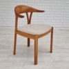 1960s, Danish design, armchair, teak wood, wool, original condition