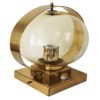 1970's Brass Wall Light by Jaroslav Bejvl for Kamenicky Senov Factory, Czechoslovakia