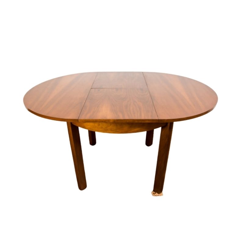 Vintage round extendable dining table, 1960s