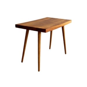 Vintage Czechoslovak Wooden TV Side Table by Nový Domov, 1970s