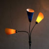 Vintage Czechoslovak "Goosenecks" Floor Lamp by Lidokov, 1960s