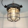 Dark Grey Industrial Explosion Proof Lamp from Elektrosvit, 1960s, 22x Dark Grey Industrial Explosion Proof Lamp from Elektrosvit, 1960s, 22x