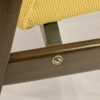Armchair Henryk Lis 300-190 years 1970 yellow fabric Pierre Frey. Ref SAFRA.