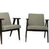 Bunny Armchair Type 300-177, 1960s grey fabric.