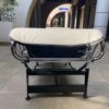 LC4 Pony lounge chair black and white 2 - Le Corbusier and Charlotte Perriand Edition Cassina Circa 2016