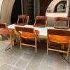 Table and 6 chairs set - Marc Held - Edition Bessière - 1983