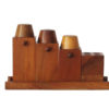 1950's Mid Century Condiment Set by Krasna Jizba