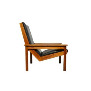Original leather “Lotus” lounge chair by Rob Parry for Gelderland, 1960s