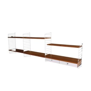 Shelving Unit by Kajsa & Nils Nisse Strinning for String, 1960s Shelving Unit by Kajsa & Nils Nisse Strinning for String, 1960s