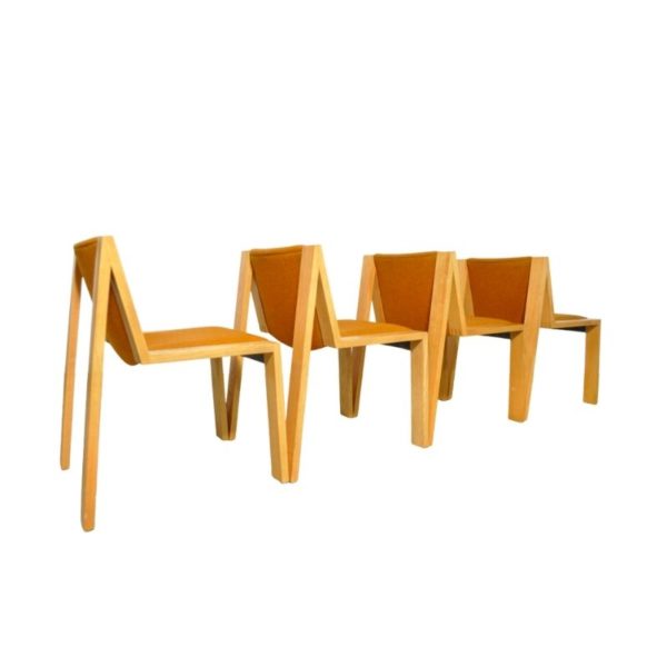 Dining chairs SE15 by Pierre Mazairac & Karel Boonzaaijer for Pastoe, 1976 Netherlands Dining chairs SE15 by Pierre Mazairac & Karel Boonzaaijer for Pastoe, 1976 Netherlands