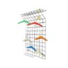 String coat rack by Karl Fichtel and produced by Drahtwerke Erlau A.G. Aalen, Germany 50s