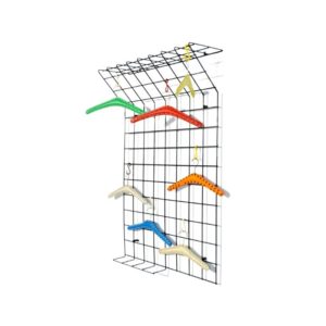 String coat rack by Karl Fichtel and produced by Drahtwerke Erlau A.G. Aalen, Germany 50s