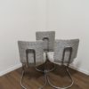 Set of 3 Bauhaus cantilever chairs by Fritz August Breuhaus de Groot, 1930s