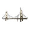 Curtis Jere Golden Gate Bridge Brutalist Wall Art. 1970s