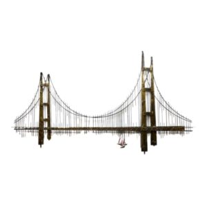 Curtis Jere Golden Gate Bridge Brutalist Wall Art. 1970s