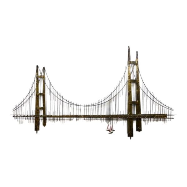Curtis Jere Golden Gate Bridge Brutalist Wall Art. 1970s