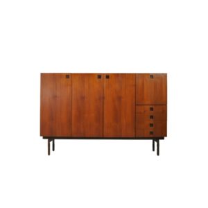 Teak veneer “Propos” series sideboard produced by Hulmefa, 1960s Netherlands