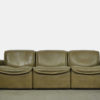Original buffalo leather 3-seater sofa, model DS-12 by De Sede, 1970s Switzerland