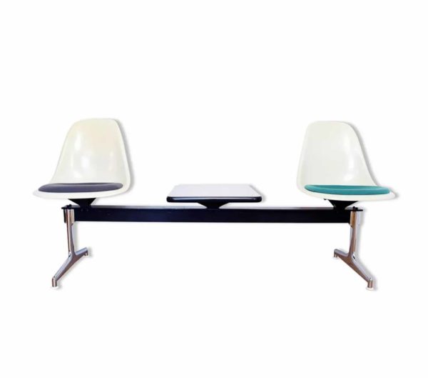 Banc EAMES édition Vitra 1970 fibre de verre