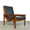Original leather “Lotus” lounge chair by Rob Parry for Gelderland, 1960s Original leather “Lotus” lounge chair by Rob Parry for Gelderland, 1960s