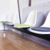 Banc EAMES édition Vitra 1970 fibre de verre